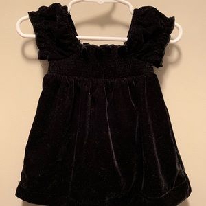 Gymboree Black Velvet Dress